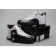 Air Jordan 12 Low Men White Black-1