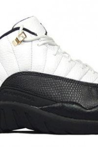 Air Jordan 12 Low Men White Black-1