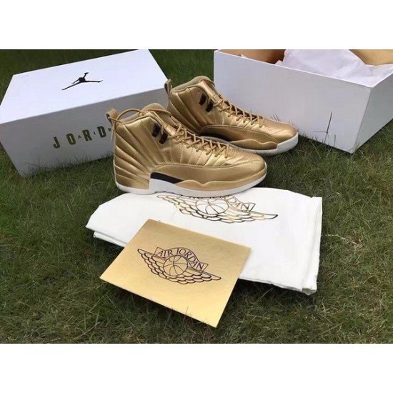 Air Jordan 12 Pinnacle Gold-1