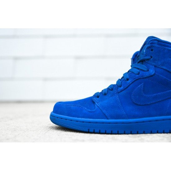 Air Jordan 1 High Blue Suede-1