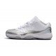 Air Jordan 11 Low White Silver-1