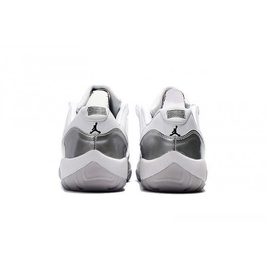 Air Jordan 11 Low White Silver-1