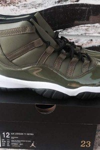 Air Jordan 11 Olive Green-1