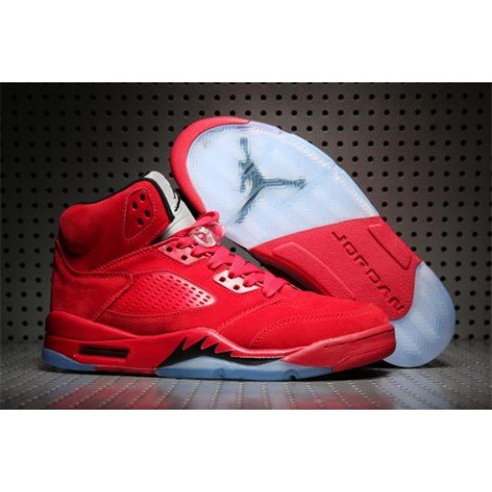 Air Jordan 5 Red Suede-01