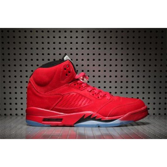 Air Jordan 5 Red Suede-01