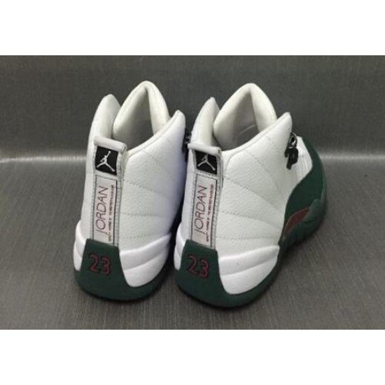 Air Jordan 12 Retro White Dark Green