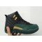 Air Jordan 12 Retro Black Green Gold