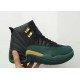 Air Jordan 12 Retro Black Green Gold