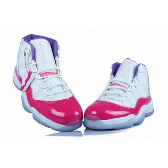 Air Jordan 11 For Women White Pink