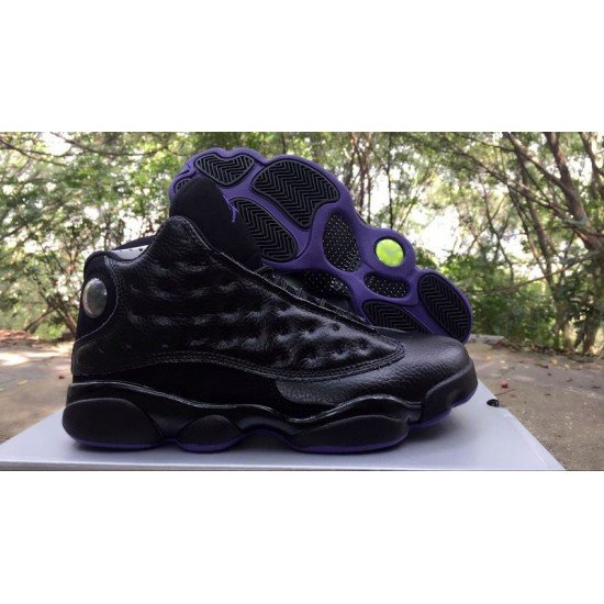 Air Jordan 13 Black Purple-01