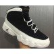 Air Jordan 9 New Black White