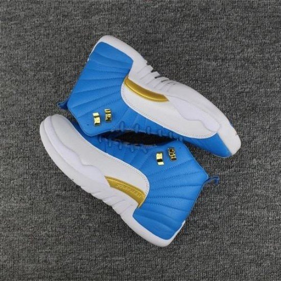 Air Jordan 12 Blue White-01