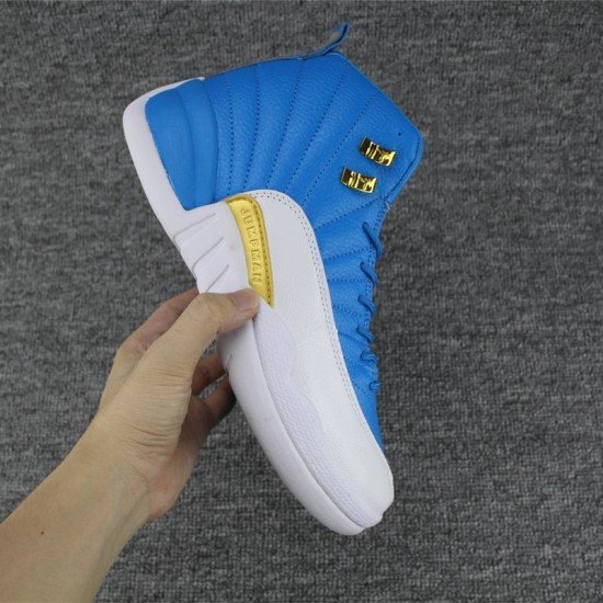 Air Jordan 12 Blue White-01