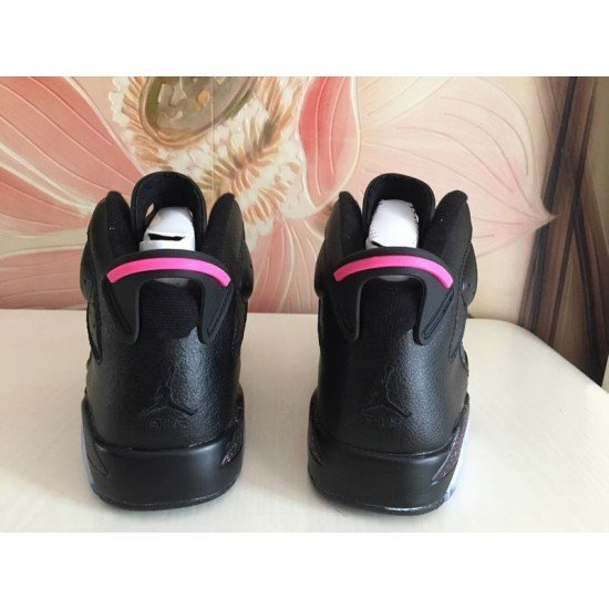 Air Jordan 6 GS Black Pink 3M-01