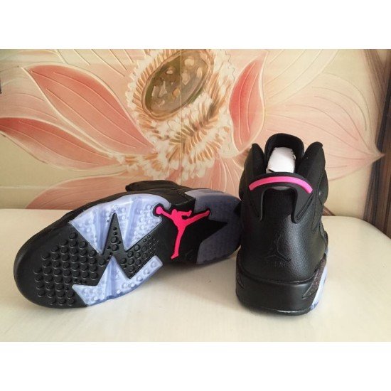 Air Jordan 6 GS Black Pink 3M-01