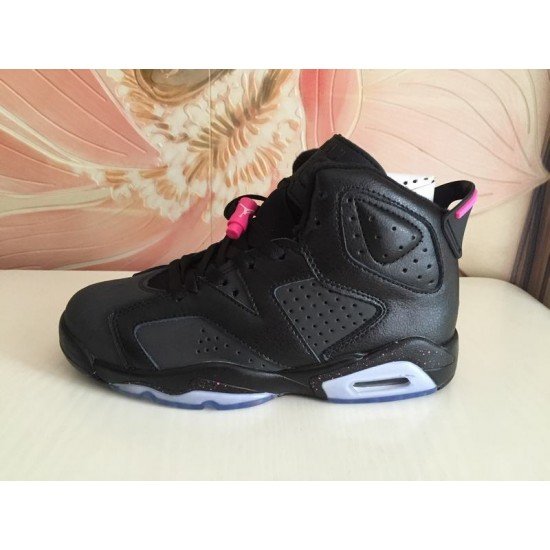 Air Jordan 6 GS Black Pink 3M-01