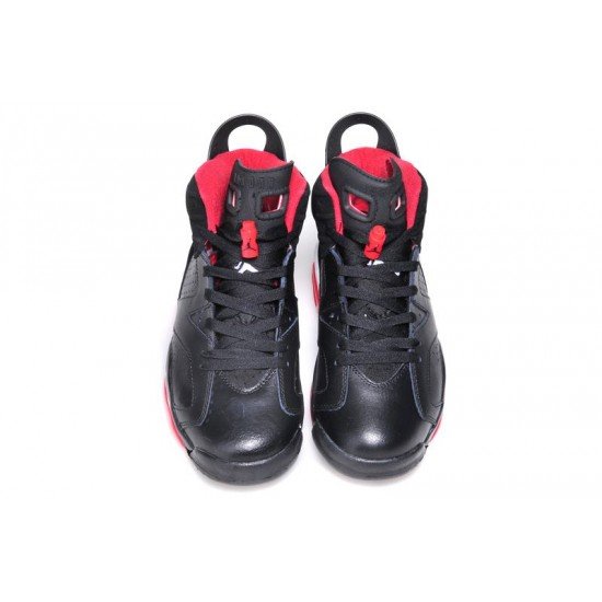 Air Jordan 6 GS Black Red-1