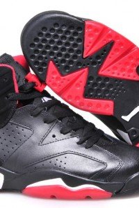 Air Jordan 6 GS Black Red-1