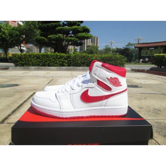 Air Jordan 1 White Metal Red-01