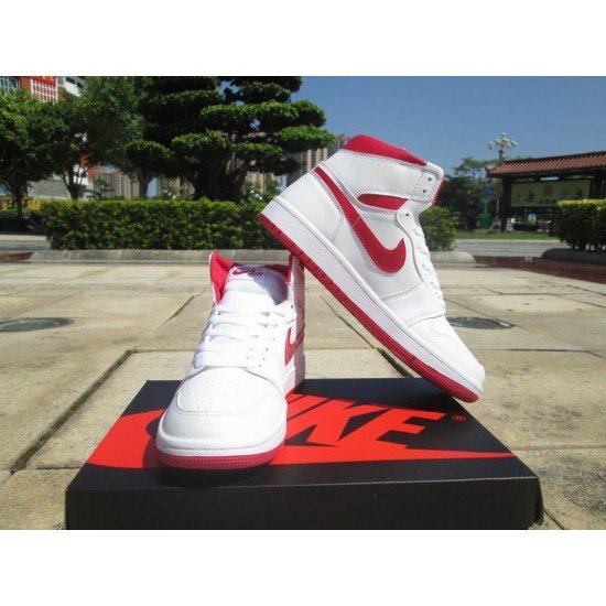 Air Jordan 1 White Metal Red-01