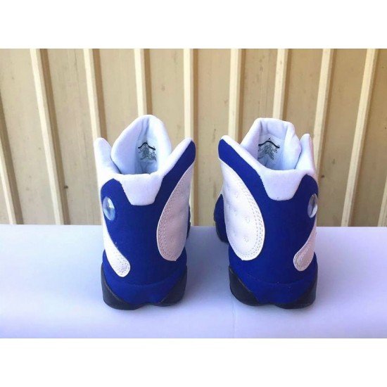 Air Jordan 13 GS White Blue Black-1