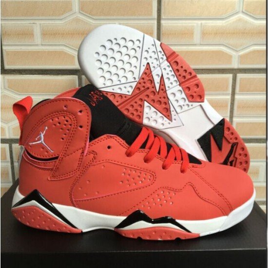 Air Jordan 7 Red White Black-01