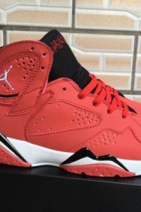 Air Jordan 7 Red White Black-01