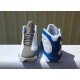 Air Jordan 13 Grey White Blue-1