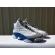 Air Jordan 13 Grey White Blue-1