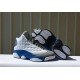 Air Jordan 13 Grey White Blue-1