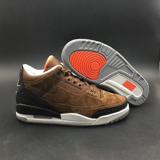 Air Jordan 3 Dark Brown Gray-01