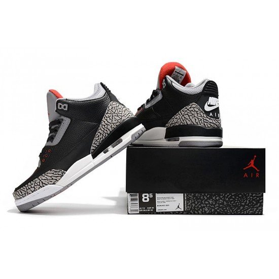 Air Jordan 3 New Black Cement-1