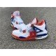 Air Jordan 4 White Blue Red-1