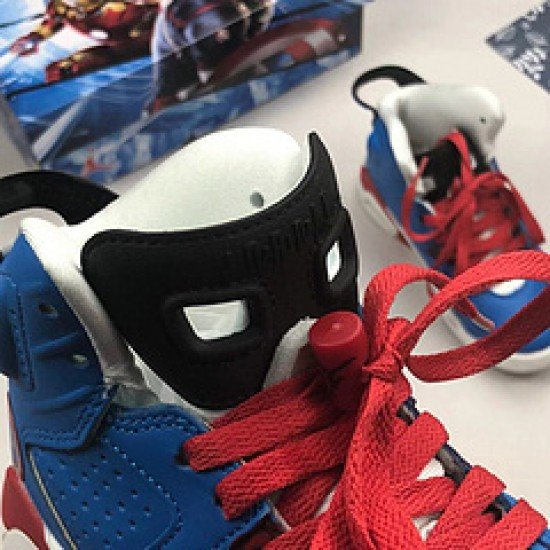 Air Jordan VI (6) Kids Blue/red