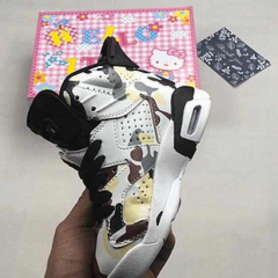 Air Jordan VI (6) kids grey  white