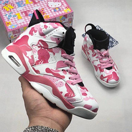 Air Jordan VI (6)  Kids powder