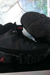 Air Jordan IX (9)  Kids full black