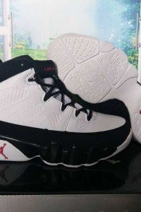 Air Jordan IX(9) Kids Black and white