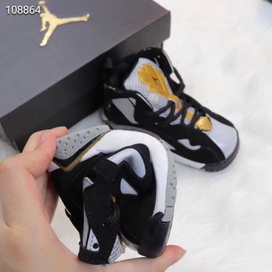 Air Jordan VII (7) top  Kids Black ash