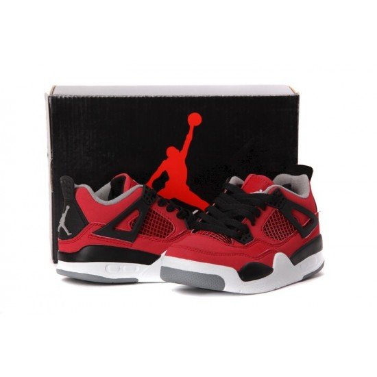 Air Jordan IV(4) Kids red