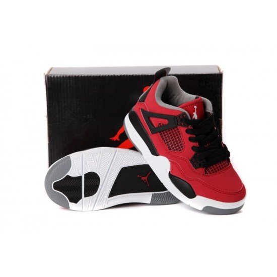 Air Jordan IV(4) Kids red