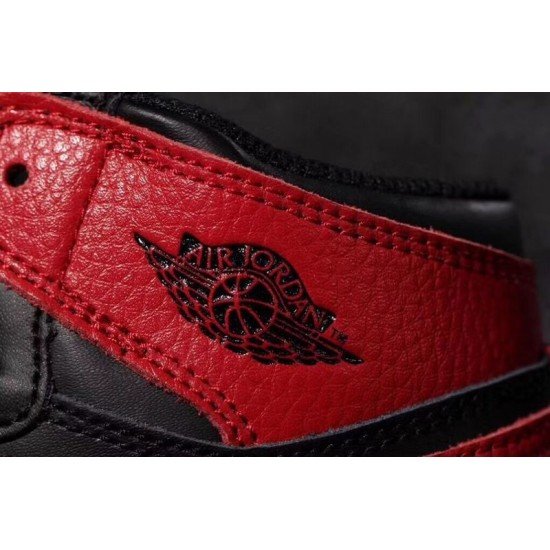 Air Jordan I (1) top Kids Red black