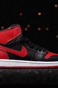 Air Jordan I (1) top Kids Red black