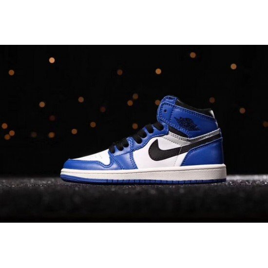 Air Jordan I (1) top  Kids blue