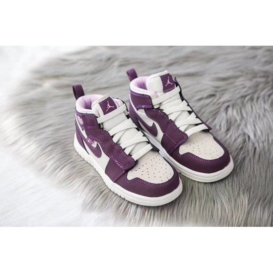 Air Jordan I (1) top  Kids purple