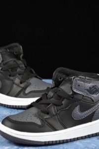 Air Jordan I (1)  Kids Gray black