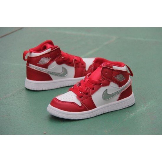 Air Jordan I (1) top Kids red