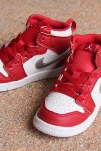 Air Jordan I (1) top Kids red