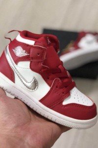 Air Jordan I (1) top  Kids Dark red