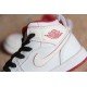 Air Jordan I (1) top  Kids White Red